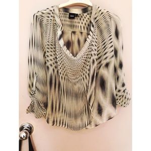 ASOS Drapey Patterned Blouse